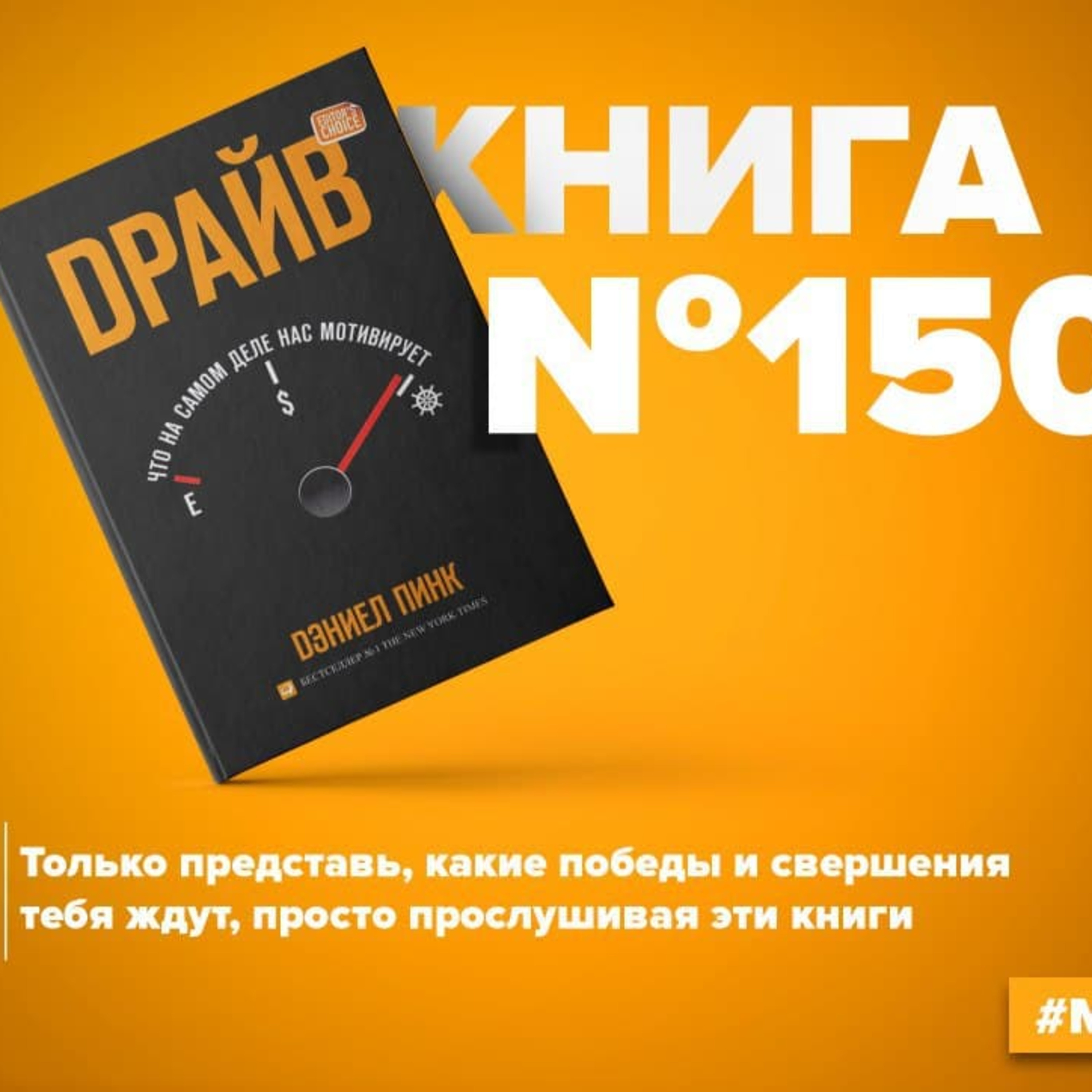 Книга #150 - Драйв. Что на самом деле нас мотивирует. Мотивация и продуктивность