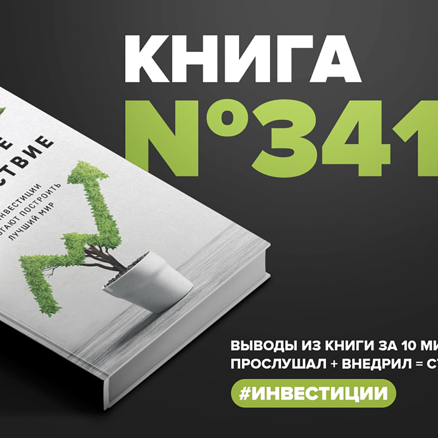 Книга #341  -  Реальное воздействие. Как инвестиции помогают построить лучший мир.