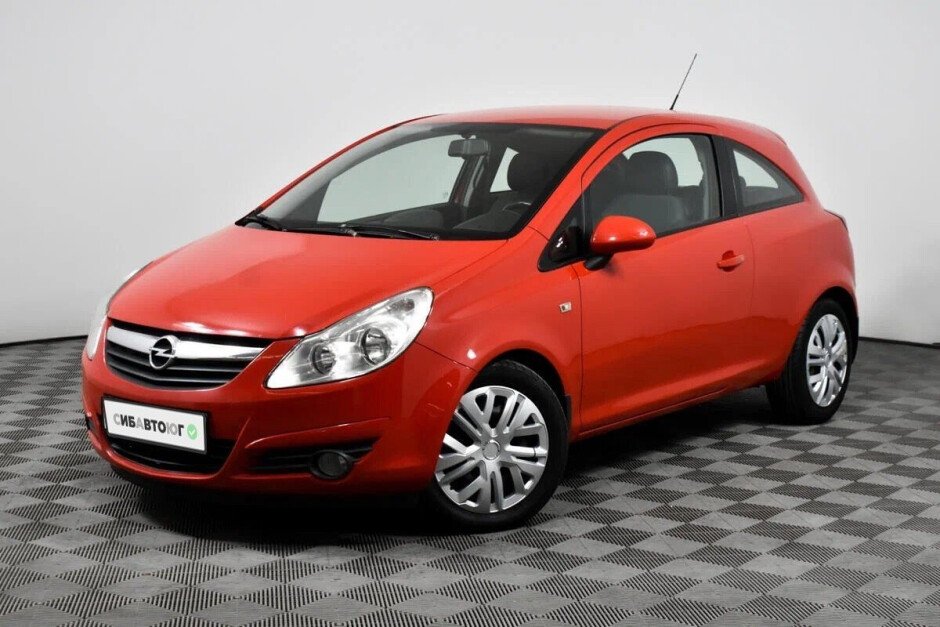 Opel corsa 2010. Опель Корса красная.