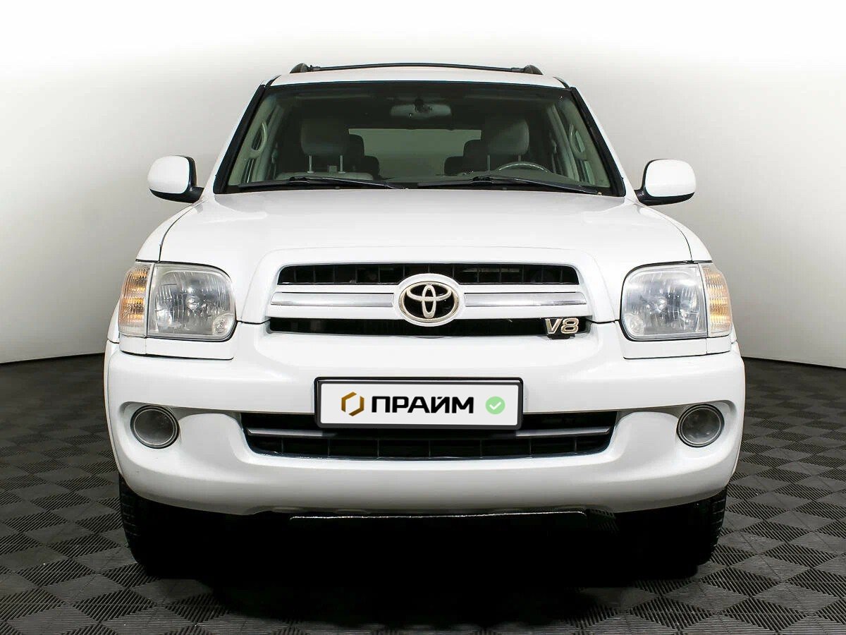 Тойота секвойя 2005. Toyota Sequoia белая.